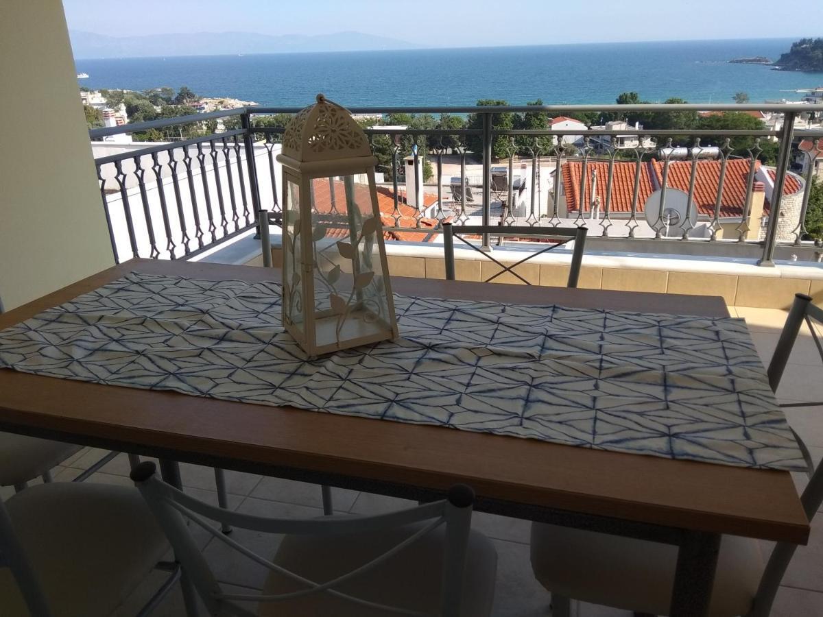 Great Sea View Apartment Kavála ภายนอก รูปภาพ